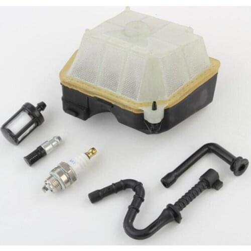 Air Filter Spark Plug Fuel/Oil Line Filter for MS361 Chainsaw Carburetor Air Filter Assembly Oil Gasoline Pipe