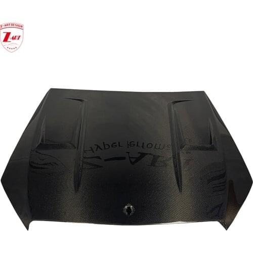 Z-ART GT carbon fiber engine hood for for Mercedes Benz W205 carbon fiber engine bonnet for C class 2015-2019 engine cover