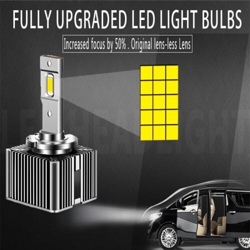 ZTCJL High Brightness 700W 9000LM D1S LED D2S D2R D1R D3S D3R D4S D4R Car Headlights Bulb LED Decoder Automobile Headlamp Light