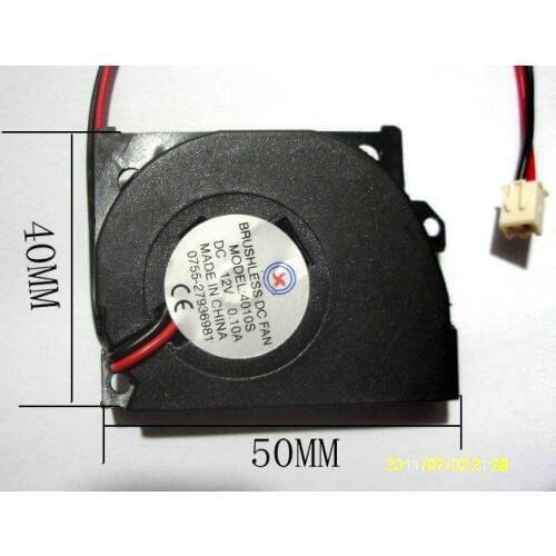 1pcs Ultra quiet 4010S ( 50x40x10mm) 12V Brushless DC Cooling Blower Fan