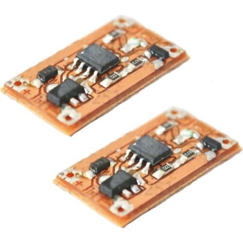 2pcs RC Airplane Drone Warning Light Module DC 3.5v-18v Strobe Flashing LED Lights Control PCB Board Output Pulse 100ms