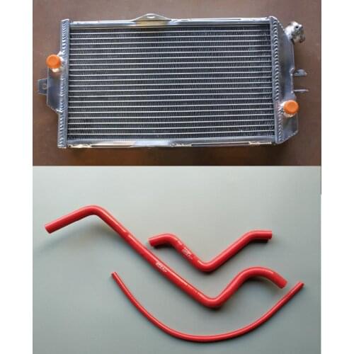 3ROW Aluminum Radiator + Silicone Hose For Suzuki Quadzilla Zilla 500 LT500R 2x4 1987-1990 LT 500R 87 88 89