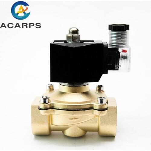DN25 Brass Waterproof Solenoid Valve IP65 Normally Closed Switch Valve Water Valve