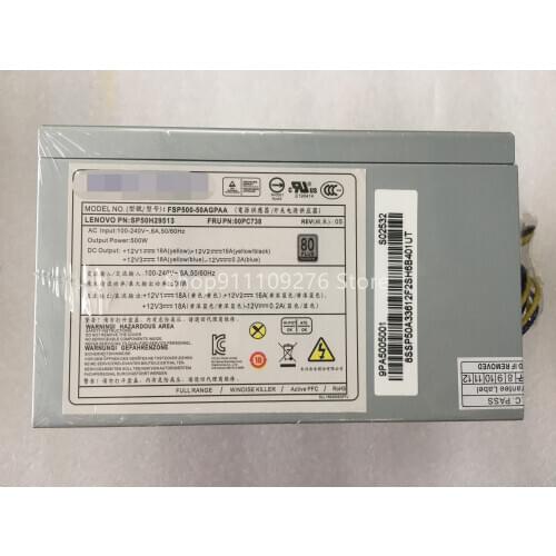 100% working power supply for FSP500-50AGPAA max 500W 10PIN motherboard 4PIN CPU 6+2PIN graphics card