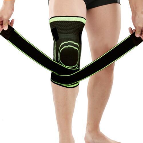 1PCS Compression Knitting Knee Pad Support Breathable Cycling Basketball Workout Knee Brace Bandage Wrap Protector Sleeve Guard