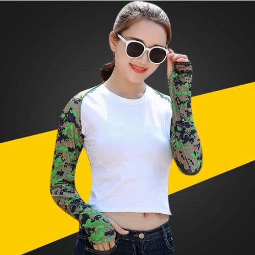 Summer ladies shawl sleeve sleeves Multi-size multi-color high-elasticity sunscreen golf rag sleeves outdoor riding sleeves