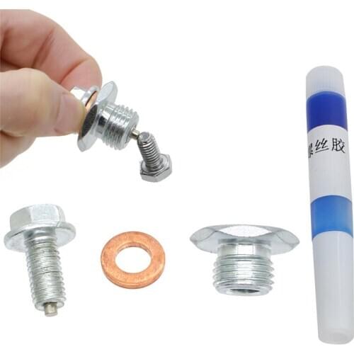 M14*1.5 Magnetic Oil Drain Oil Plug Nut for Yamaha Raptor 700 06-19, Raptor 660 Banshee 350 Oil Sump Nut Drain Oil Plug Screw