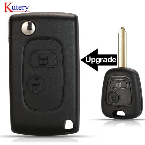 Kutery upgrade modified Remote Key Shell Case For Citroen Elysee Saxo Xsara Picasso Berlingo Peugeot Boxer Expert Partner