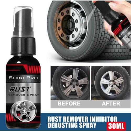 30ml Wheel Cleaner Car Tyres Rust Remover Rims Derusting Antiseptic Spray Rust Inhibitor for Motorcar Cleaning Car Accessories