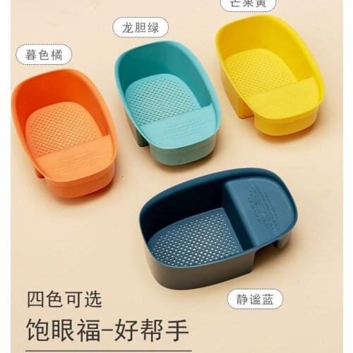 Kitchen sink organizer drain basket sink rack storage hanging basket sink filter leftovers soup drain water basket