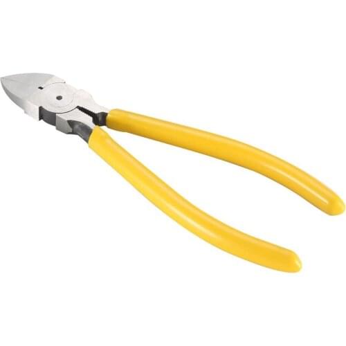 Flush Cut Pliers, Diagonal Cutting Pliers Wire Cutters Soft Wire Cutting Tool 6 inch for Reeled Terminals Electronics Tool