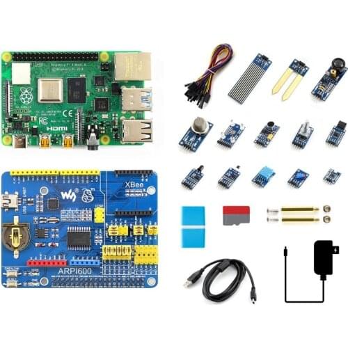 Raspberry Pi 4 Model B Sensor Kit, with 13 Popular Sensors