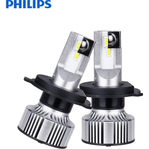 LED Lamps H4 led headlight Philips Ultinon Essential G2 LED Auto bulbs 6500K White High low beam Fog Lamps Car bulbs (2 Pack)
