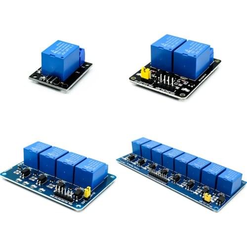 1 2 4 8 Channel DC 5V Relay Module with Optocoupler Low Level Trigger Expansion Board for arduino Raspberry Pi