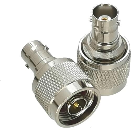 1Pcs Adapter N Male Plug to BNC Female Jack Straight RF COAXIAL Connector Brass