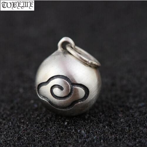 100% 925 Silver Lucky Cloud Pendant Pure Silver Good Luck Pendant Women Pendant