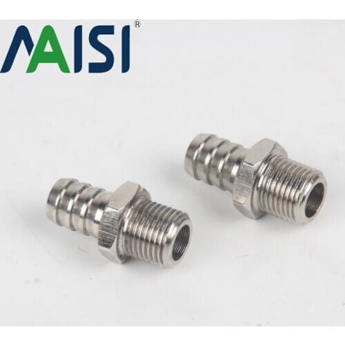 2pcs/lot Copper fittings 1/8BSPP Connector Joint vacuum pump TC-100 Spare parts