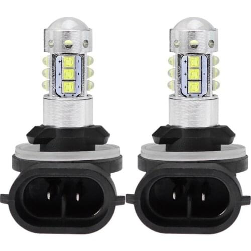 2800lm h27 881 LED Fog Lights Bulbs Super Bright High Power creexbdchip Car Trucks 881 LED Foglights DRL Replacement, 6500K