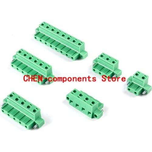 5pcs KF2EDGKM-7.62-2/3/4/5/6/8P/plug with ear 7.62mm pitch pluggable terminal block