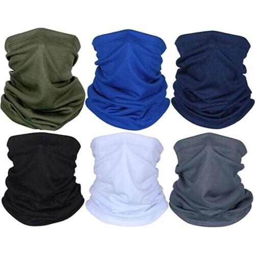 Outdoor Sport Bandana Military Tube Scarf Fishing Cycling Tactical Hiking Face Cover Neck Gaiter Bike Half Mask Headband Men