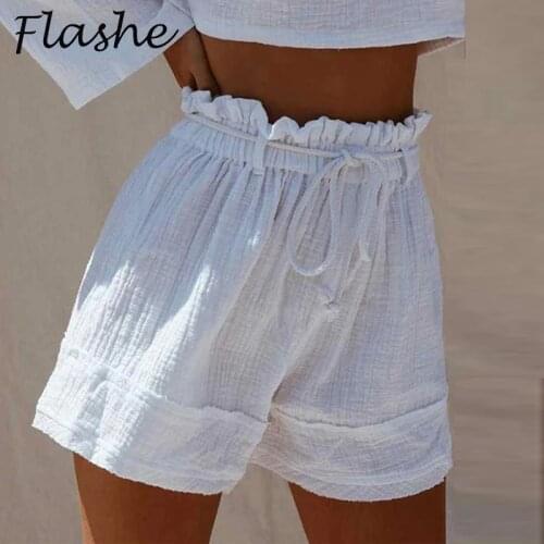 BISHAN Women's High Waist Shorts