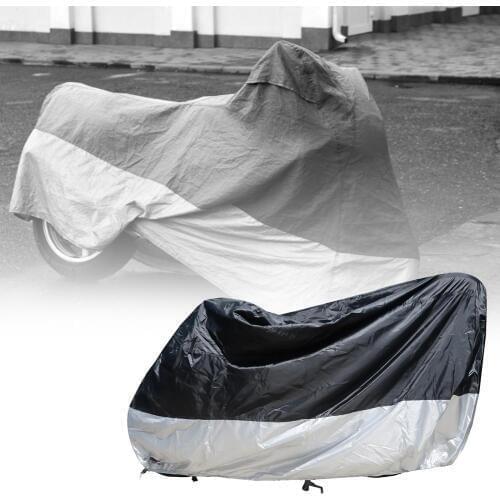 Motorcycle Covers Tarpaulin Cover Cloth Moto Scooter Cover Protector Waterproof Rain Dustproof Bike Bicycle Case Tent XL