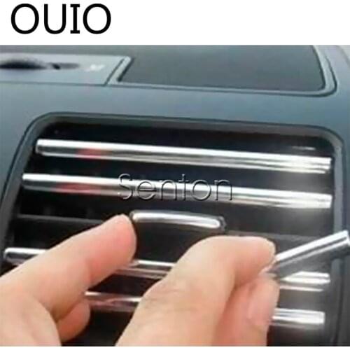 3M DIY Car Interior Chrome Decoration Strips Interior For Opel Insignia Vectra C Mokka Skoda Rapid Fabia Superb Audi A3 A5 A4 B8