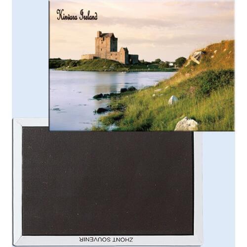 Kinvara Ireland, Dunguaire Castle, Kinvara, Ireland, Magnetic refrigerator stickers, tourist souvenirs, small gifts 24799