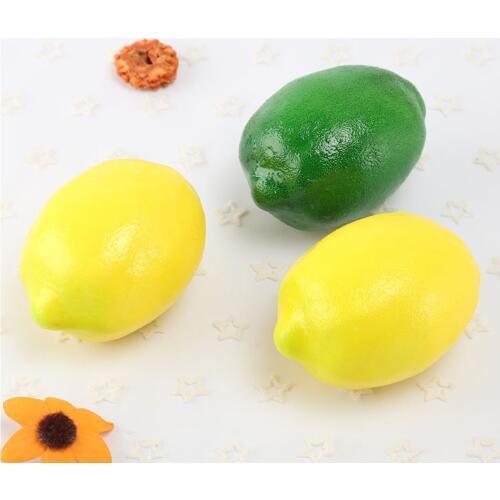 Artificial Fake Fruit Home Decoration Simulation Orange Ornament Craft Food Photography props Home Lemon