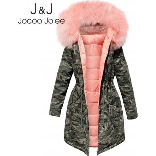 Женские парки с капюшоном Jocoo Jolee China At AliExpress