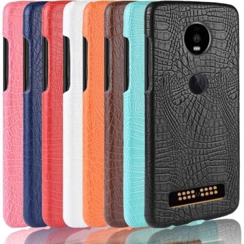 Leather phone Case For Motorola moto Z Z2 Z4 play C Cplus M XT1662 / P40 P30 play note Back cover Protective shell retro fundas