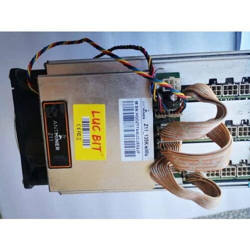 LUCBIT Used Miner Antminer Z11 Equihash 135Ksol/s 1418w ASIC Chip