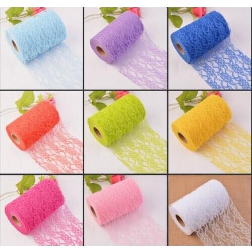 15cm Multi colors options Polyamide Yarns Lace Trim lace fabric diy clothing 10yard/lot cut edge