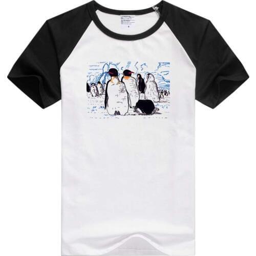 Antarctic Penguins short sleeve casual Men Women T-shirt Comfortable Tshirt Cool Print Tops Fashion GA1109