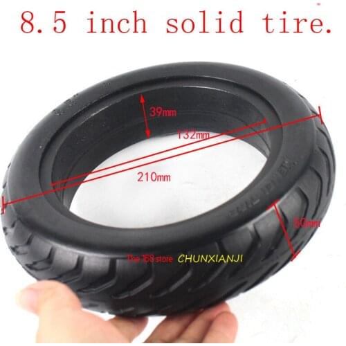 Size 8.5 Inch 81/2x2 Solid Tire Belt Wear-resistant Inch 81/2*2 Tubeless Tire for Electric Scooter Solid Tire