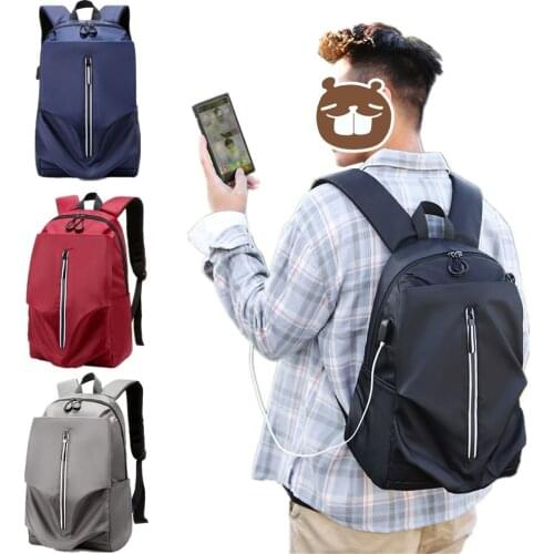 New student schoolbag campus student backpack simple backpack travel leisure bag