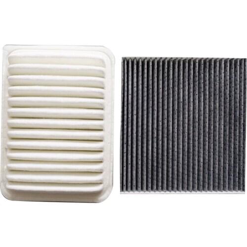 Air Filter Cabin Filter 17801-21050 87139-30040 2 pcs For Toyota Corolla 1.2 1.8 1.6 2.0 Model 2005 2007-Today Car Accessoris