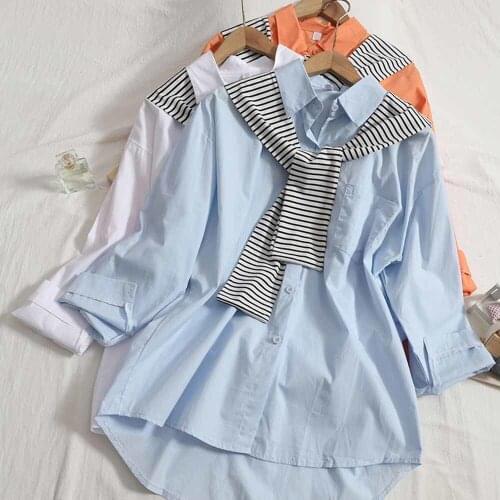 Women Blouse Long Sleeve Shirt With All-match Shawl Wraps Ladies Party Tops Spring Korean Fashion Sets Female Blouses