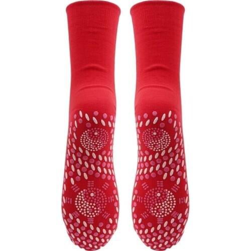 1Pair Socks Warm Tourmaline Self Heating Therapy Ankle Pain Relief Sock Winter Ski Fitness Thermal Sport Socks