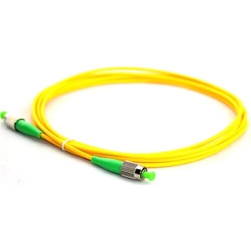 10 Pcs/Lot FC/APC to FC/APC 1-15 Meters Optical Patch Cord Cable 3.0mm PVC Single Mode Fiber Jumper Simplex SM FTTH Optic