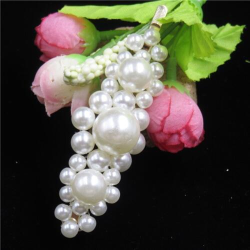 12PCS/LOT Women Girls Elegant 3 Big Pearls Hair Clip Sweet Headwear Hair Scrunchy Hairpins Barrettes Headband Hair Accessories