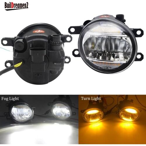 2 Pieces Car LED Fog Light + Turn Signal Lamp 30W 3000LM White Amber For Lexus LX570 ES350 HS250h CT200h RX350 GS350 IS250 IS350