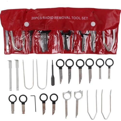 20 Pcs Universal Radio Release Key Radio Removal Tool