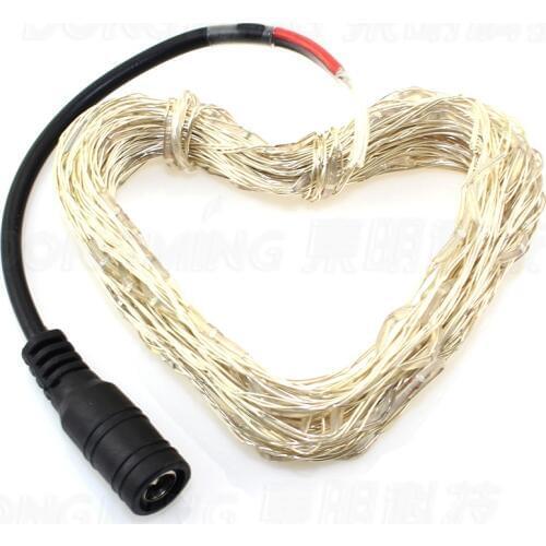 5m 50 leds 10leds/m led Christmas tree Light White Blue Green wedding lights Pink RGB LED String Light with DC connectors