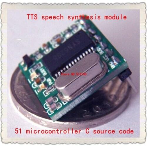 5PCS SYN6288 voice TTS module Speech synthesis Serial port control Free recording 51 microcontroller C source code