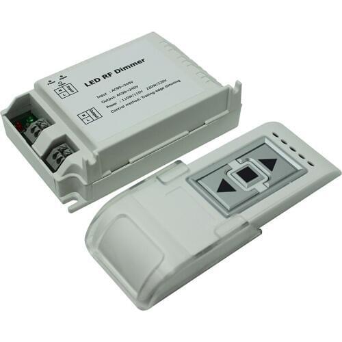 AC90-240V (50Hz/60Hz) Wireless 3Keys RF triac dimmer LED Controller;Output: 1channel;MAX output power:110V