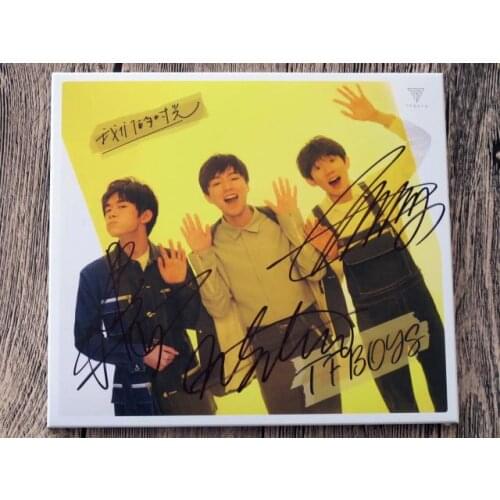 Signed TFBOYS autographed album OUR TIME cd+photobook+poster free shipping 012018