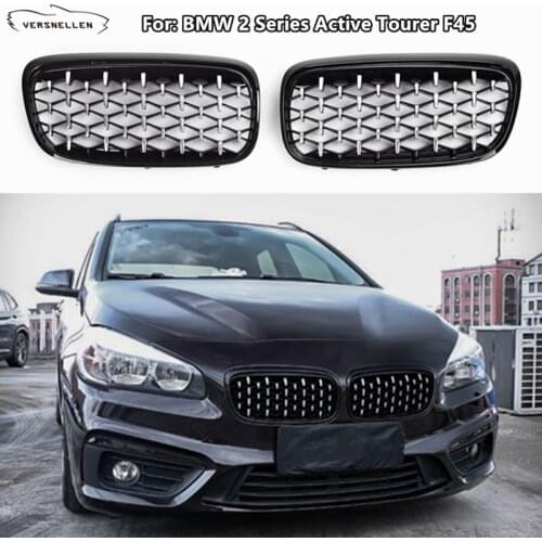 Diamond Star Style Front Kidney Grille For BMW 2 Series F45 Active Tourer F46 216i 218i 220i 225i 2015 2016 2017 Front Face Mesh