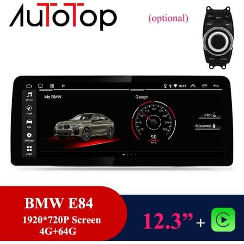 AUTOTOP 12.3 Android BMW Car Player Radio Stereo Multimedia GPS Navi For BMW X1 E84 2009~2015 CIC iDrive Autoradio WiFi BT Unit