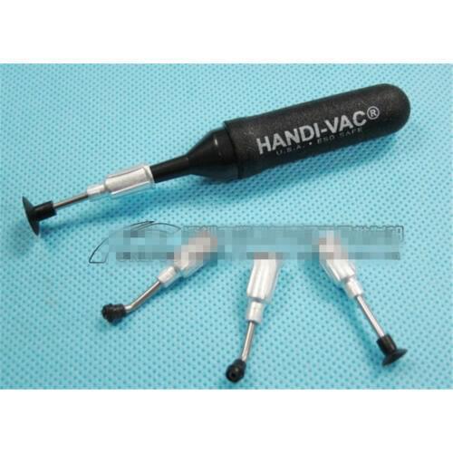 Free shipping Handi-VAC Anti-static Mini SMT/ SMD IC Chip BGA Vacuum Pump Suction Pen + 4 different nozzles, Vacuum picker